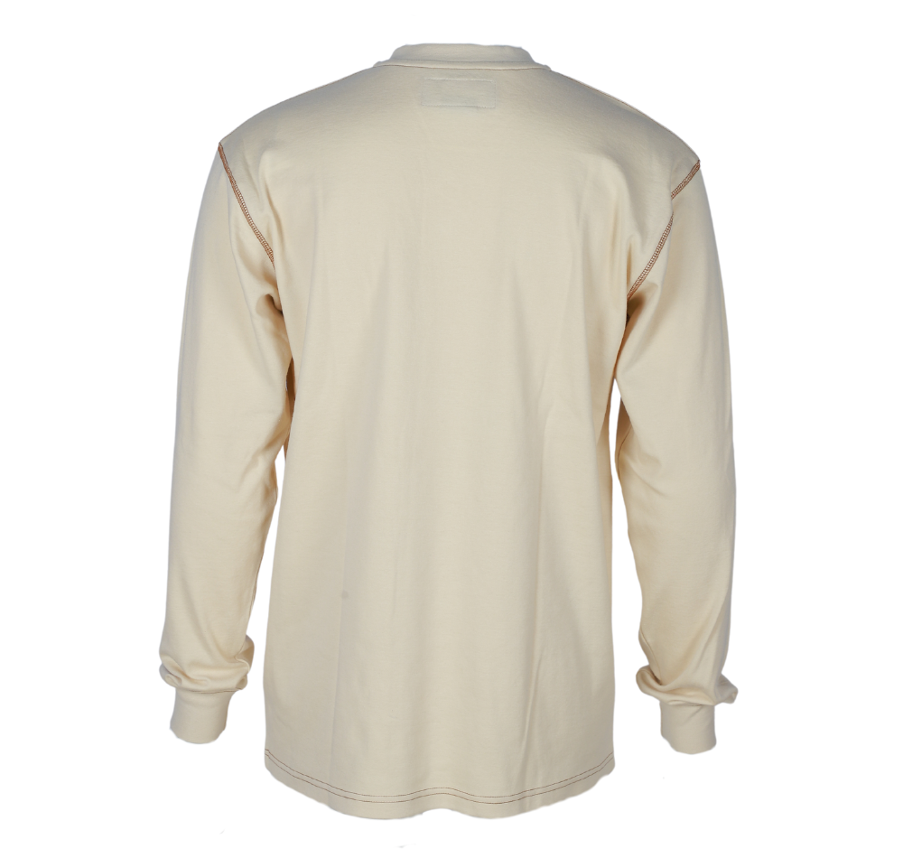 Picture of Forge FR MFRCSHNLY-01 MEN'S FR CONTRAST STITCH HENLEY